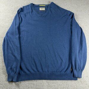 Camel Active V-Neck Long Sleeve Sweater Blue Men’s Size XXL
